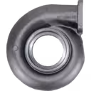 Turbine housing 5199484 T18A40 em metal cinza escuro com flange retangular