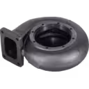 Vue de dessous de la turbine housing 5199484 avec trous de boulonnage