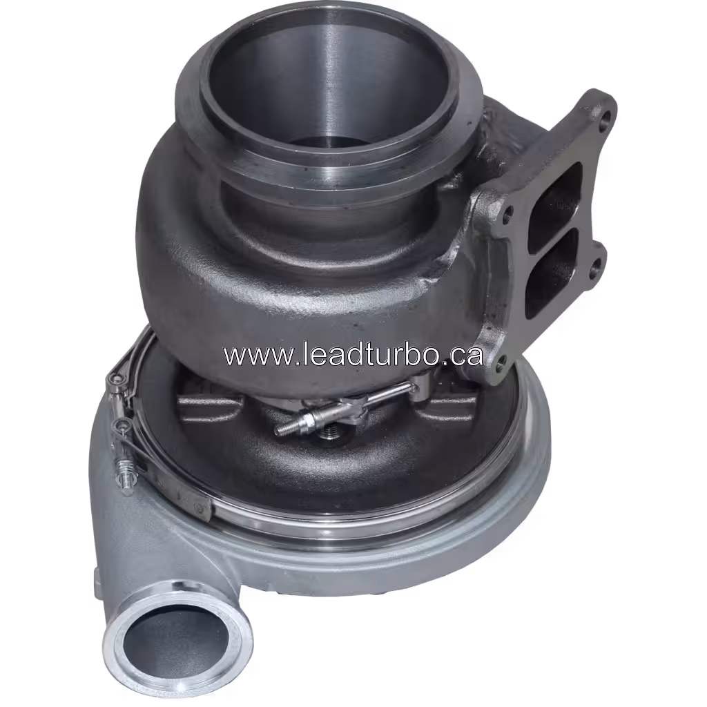 Turbo HX55 vista lateral e frontal