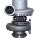 Turbosprężarka 3801590 HT4B zamiennik do Cummins VTA28 widok z przodu