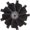 Roue de turbine 434714-0003 pour turbo GT17 Ssang-Yong Musso OM661 thumbnail 2