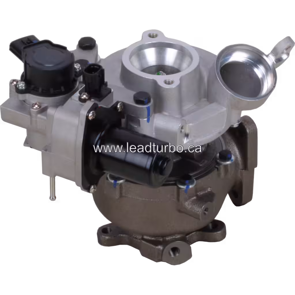 Turbocompresseur 17208-51010 avec actionneur et connecteurs électriques