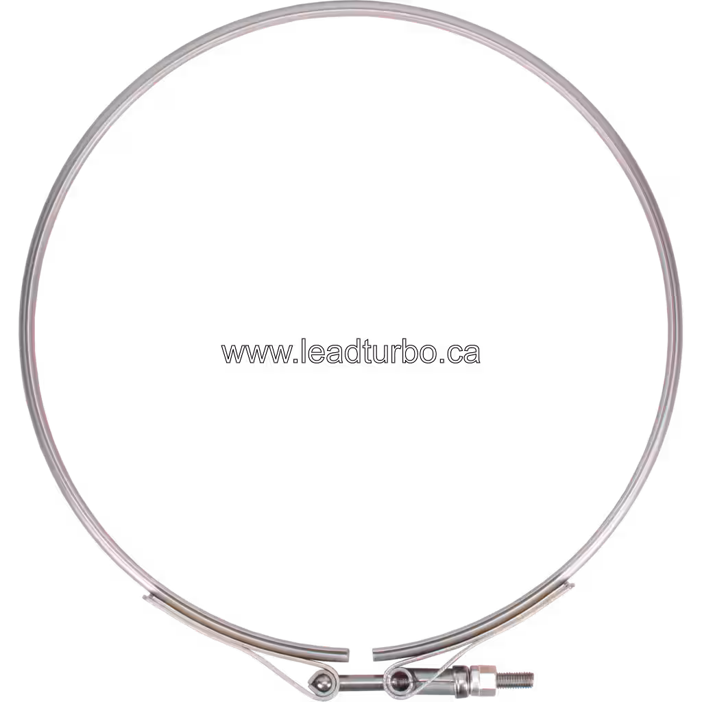 V-band 140153 para CAT 3406C com junta de vedação visível na borda interna