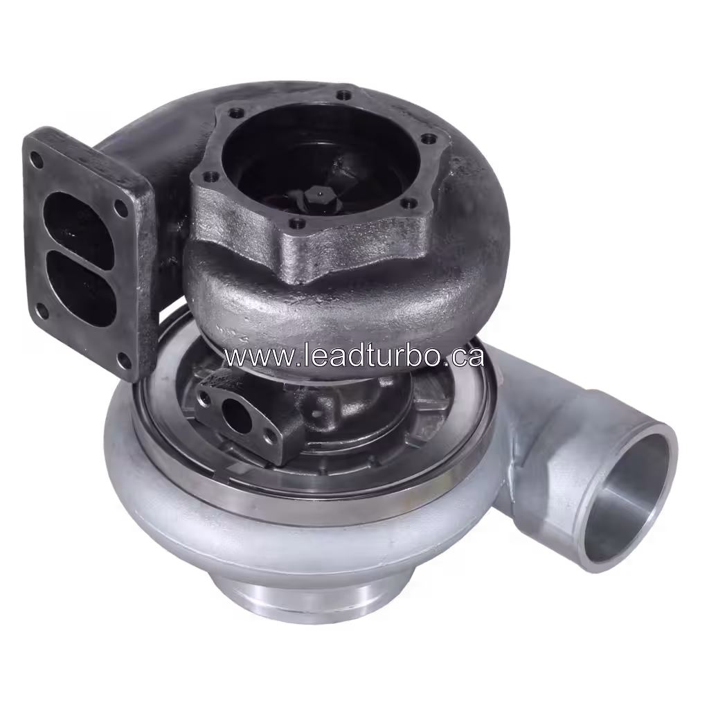 Турбокомпресор 6505-65-5030 KTR110L-585E для Komatsu HD325-6 (SAA6D140E-3C) bottom 45 degree view