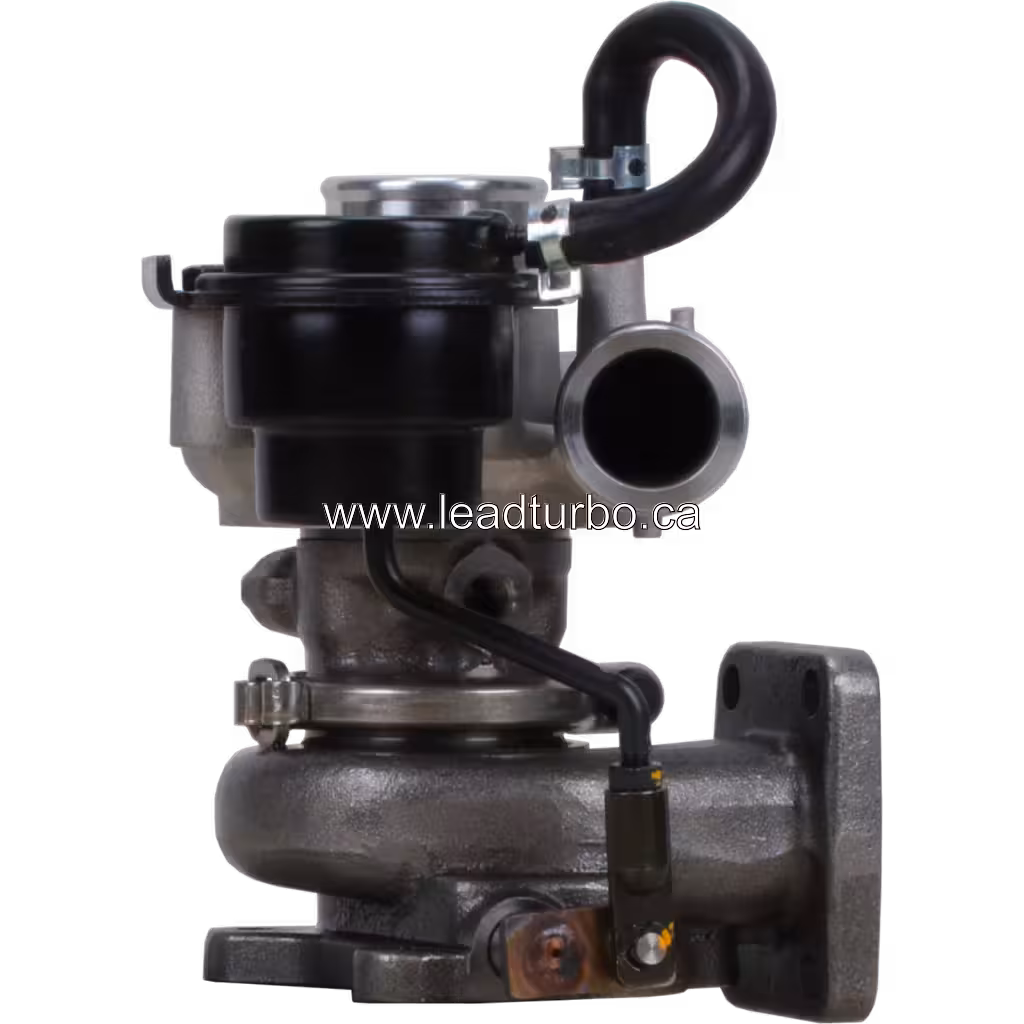 Turbolader 49173-02412 mit schwarzem Aktuatorgehäuse und flexibler Schläuche