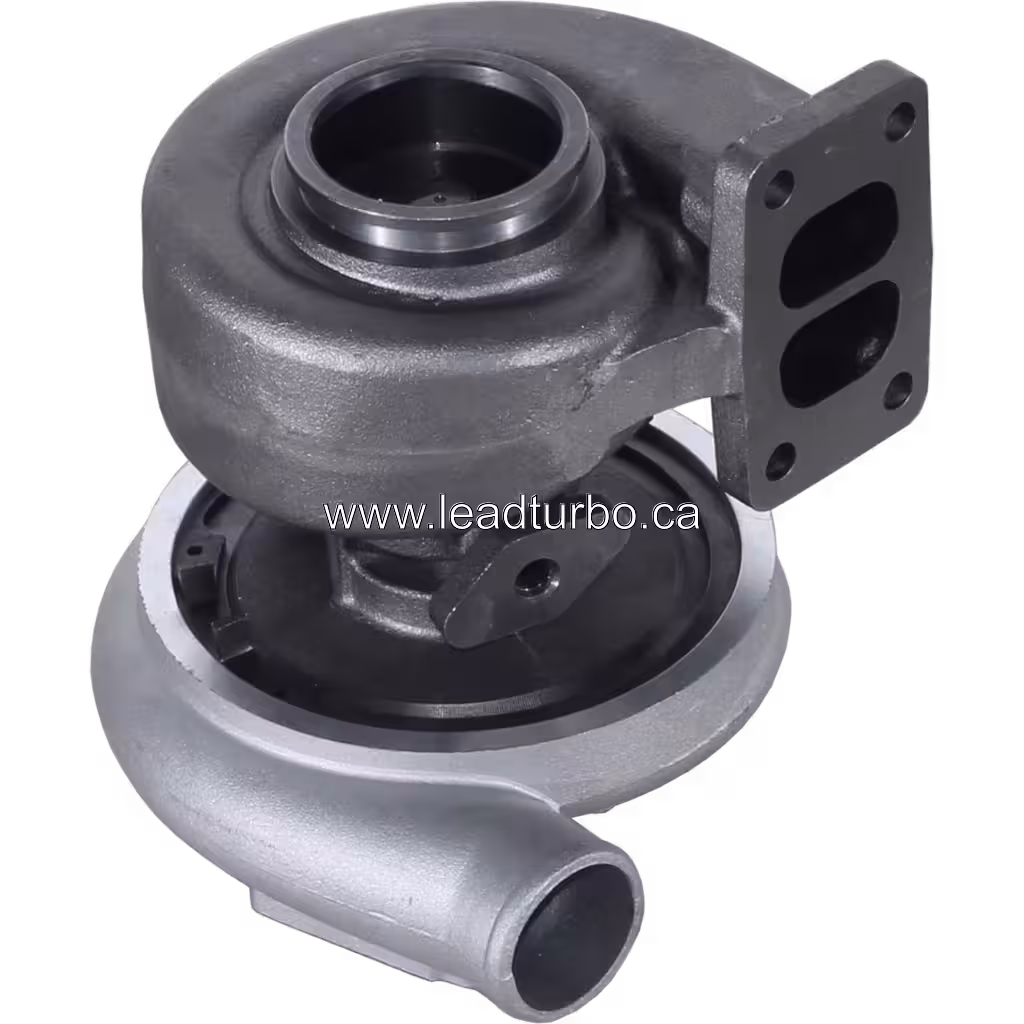 Turbosprężarka 3596955 HX35 do Cummins 4BT - Zamiennik bottom 45 degree view