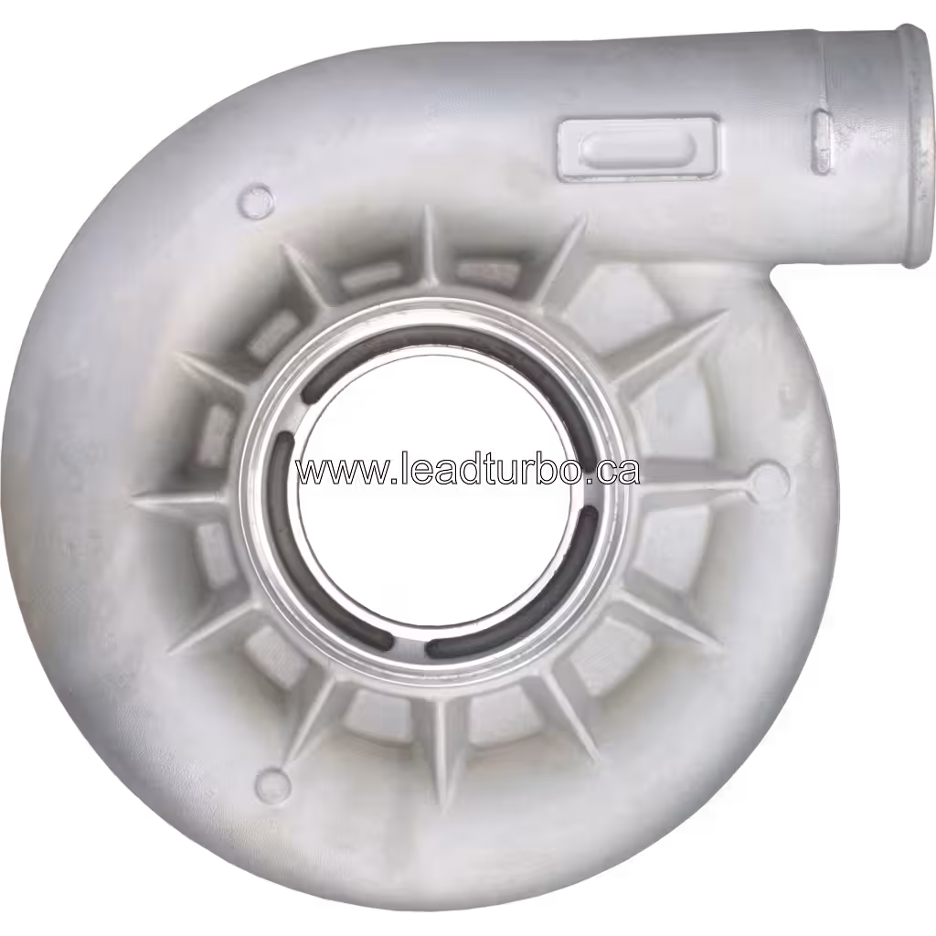 Carcaça do Compressor 4045471 para Turbo HX82 Cummins QSK60 top view