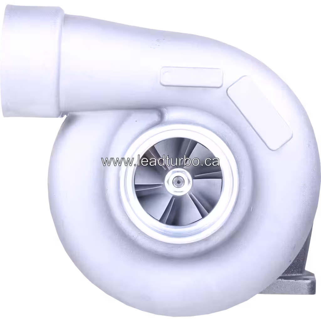 Vista frontal del turbocompresor 6505-52-5540 KTR110G-K75B para Komatsu SA6D170E-2A-D