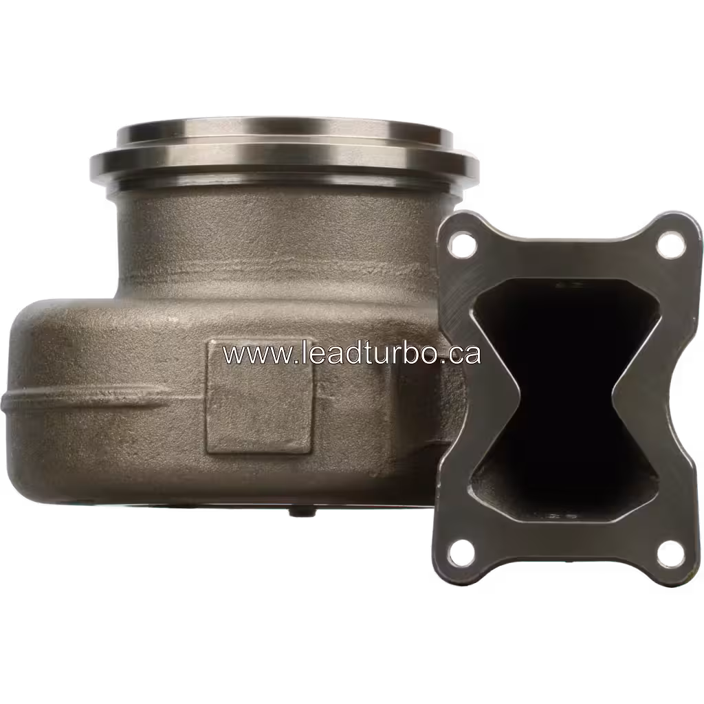 Front view of 4036481 HX82 cast metal turbine housing