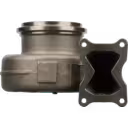 Front view of 4036481 HX82 cast metal turbine housing