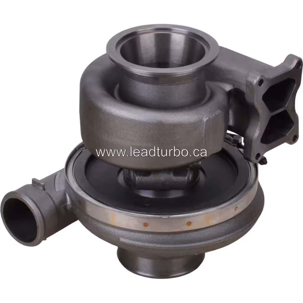 4956137 HX83 Turbocharger Replacement for Cummins QSK38 bottom 45 degree view