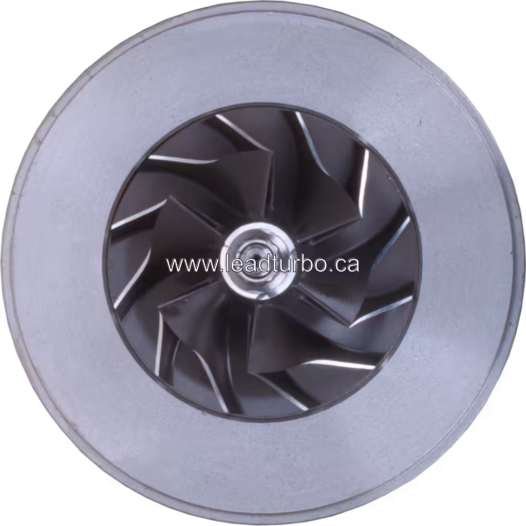 Core FOR 318279 S100 для DEUTZ BF4M2012C: фронтальний вид з фланцями та портом