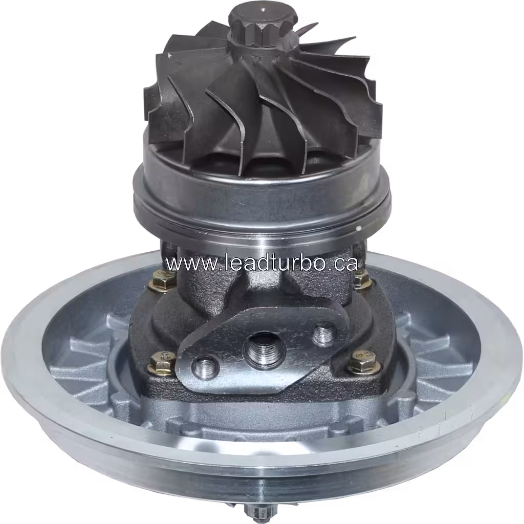 Core H1E 3524034 para Turbocompressor Cummins 6CT bottom 45 degree view