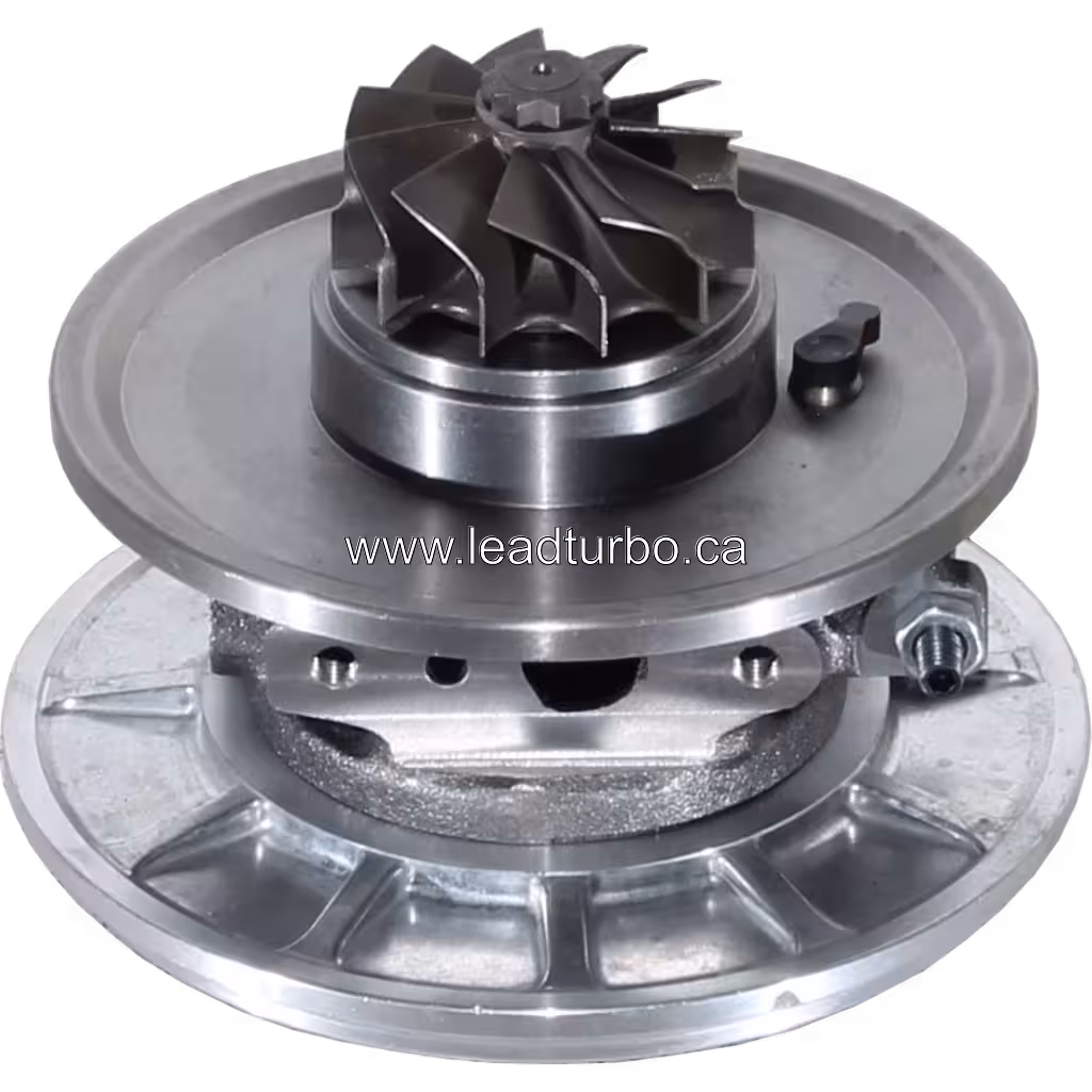 Vista inferior de la rueda de turbina del core 17201-0L040 para Toyota KZN130