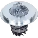 Detalhe do core de turbocompressor H1E