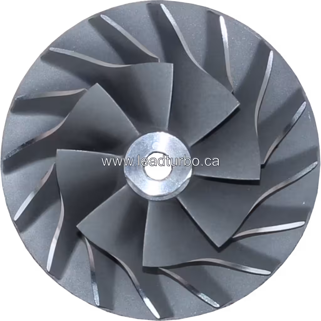 Peça de reposição roda compressora turbo diesel