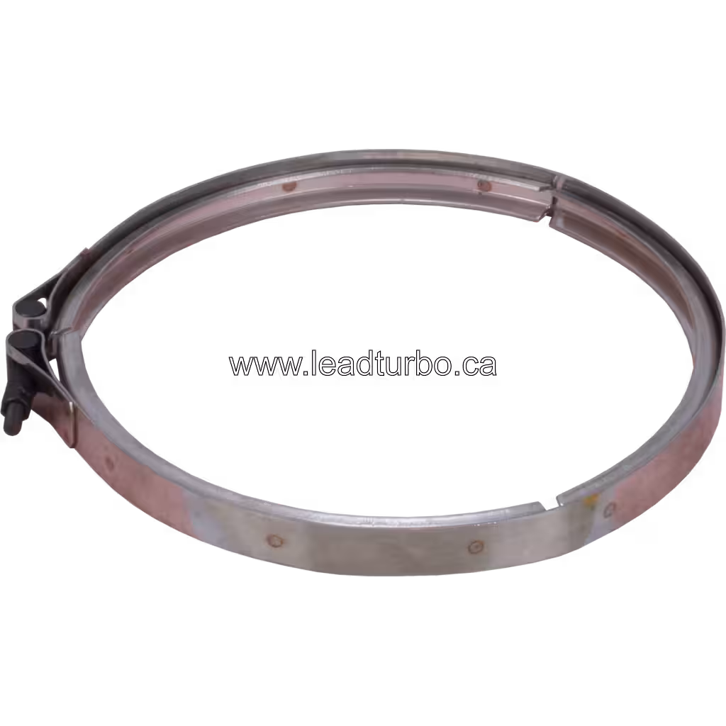 V-band 3590438 pour Turbo HX82 Cummins QSK50 45 degree view