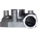 Vista frontal da carcaça de compressor FOR 0K05813700C CH para turbo J96