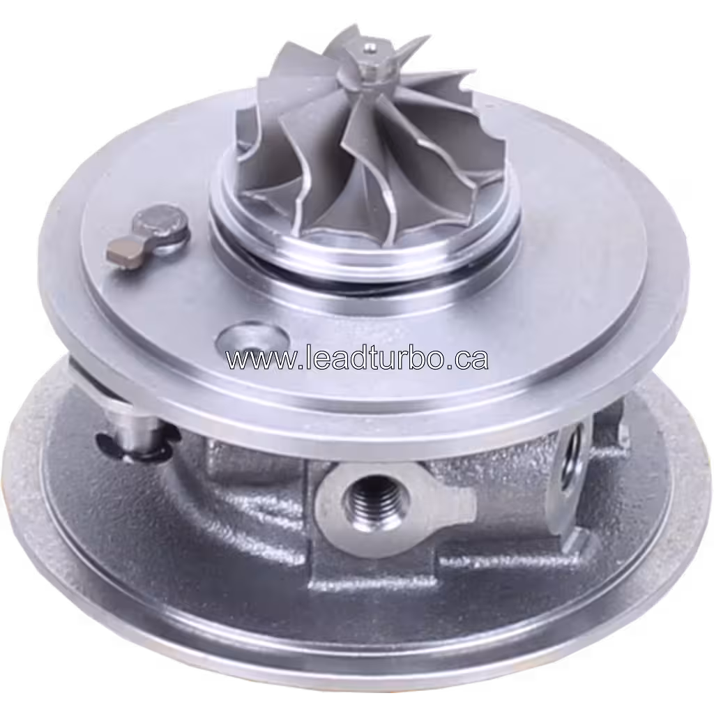 Core de Turbocompresseur RHV4 pour Toyota 1VD-FTV (Ref 17208-51010) bottom 45 degree view