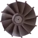 Detalle de rueda de turbina de reemplazo Komatsu