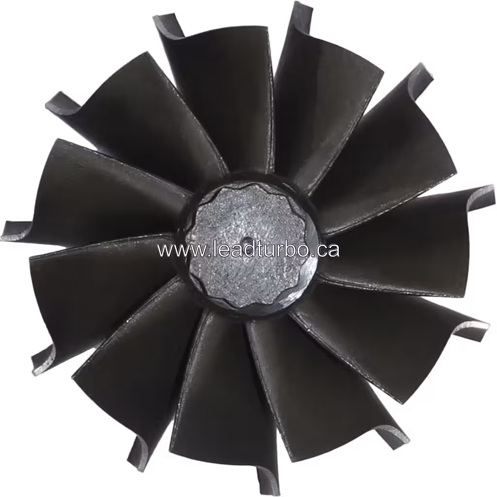 Turbina FOR 53319887206 TW widok z góry, łożysko i gwint