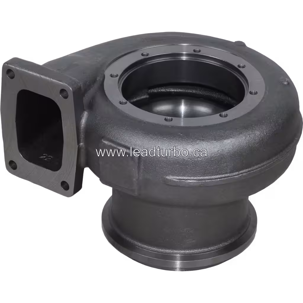 Turbine Housing 4089809 TH HX83 – Zamiennik do Cummins QSKV60 bottom 45 degree view