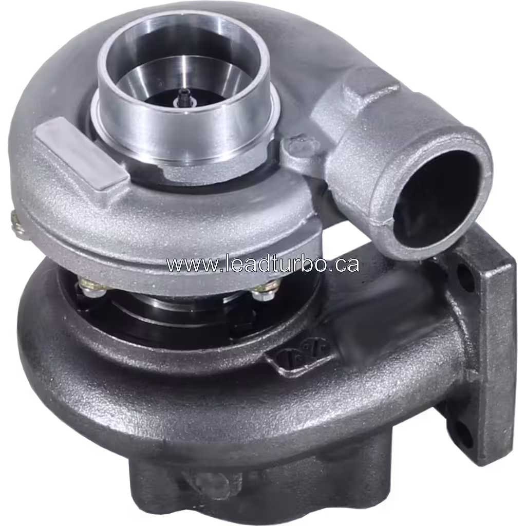 Turbo 1487183 GT2052 Reposição Perkins T4 40 4L Cummins 45 degree view