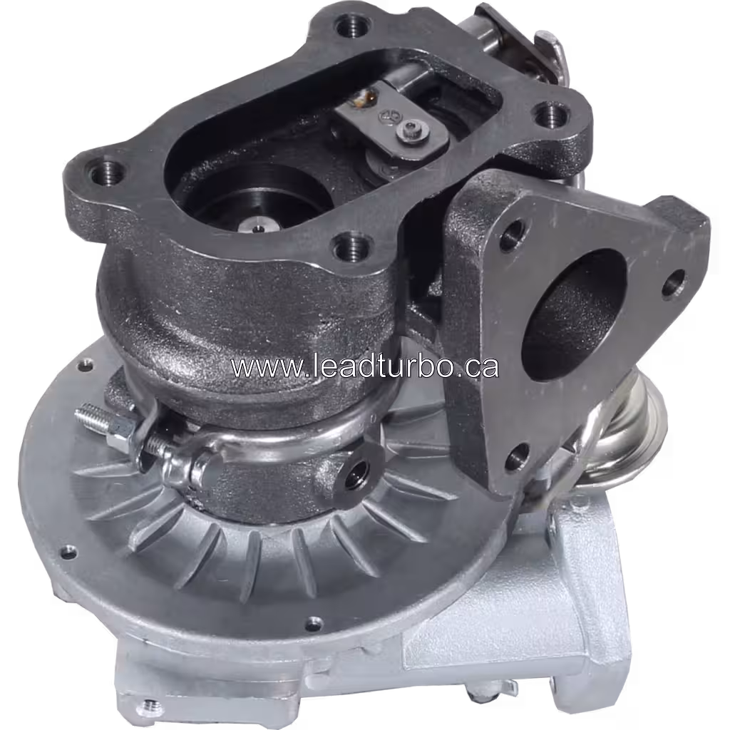 Turbosprężarka 14411-VK500 zamiennik do Nissan MD22 133HP bottom 45 degree view