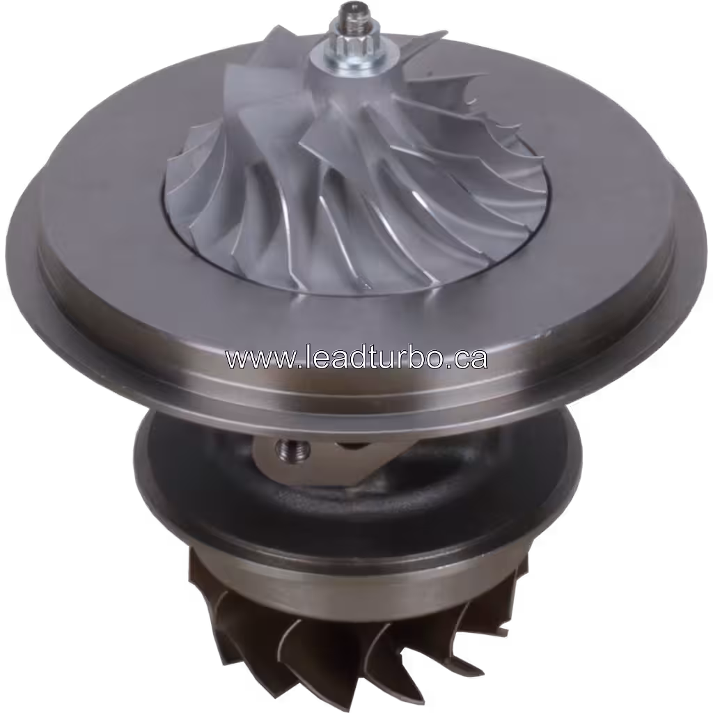 Silver compressor wheel and dark turbine wheel of Core FOR 49132-05110 TD09L-34QRC