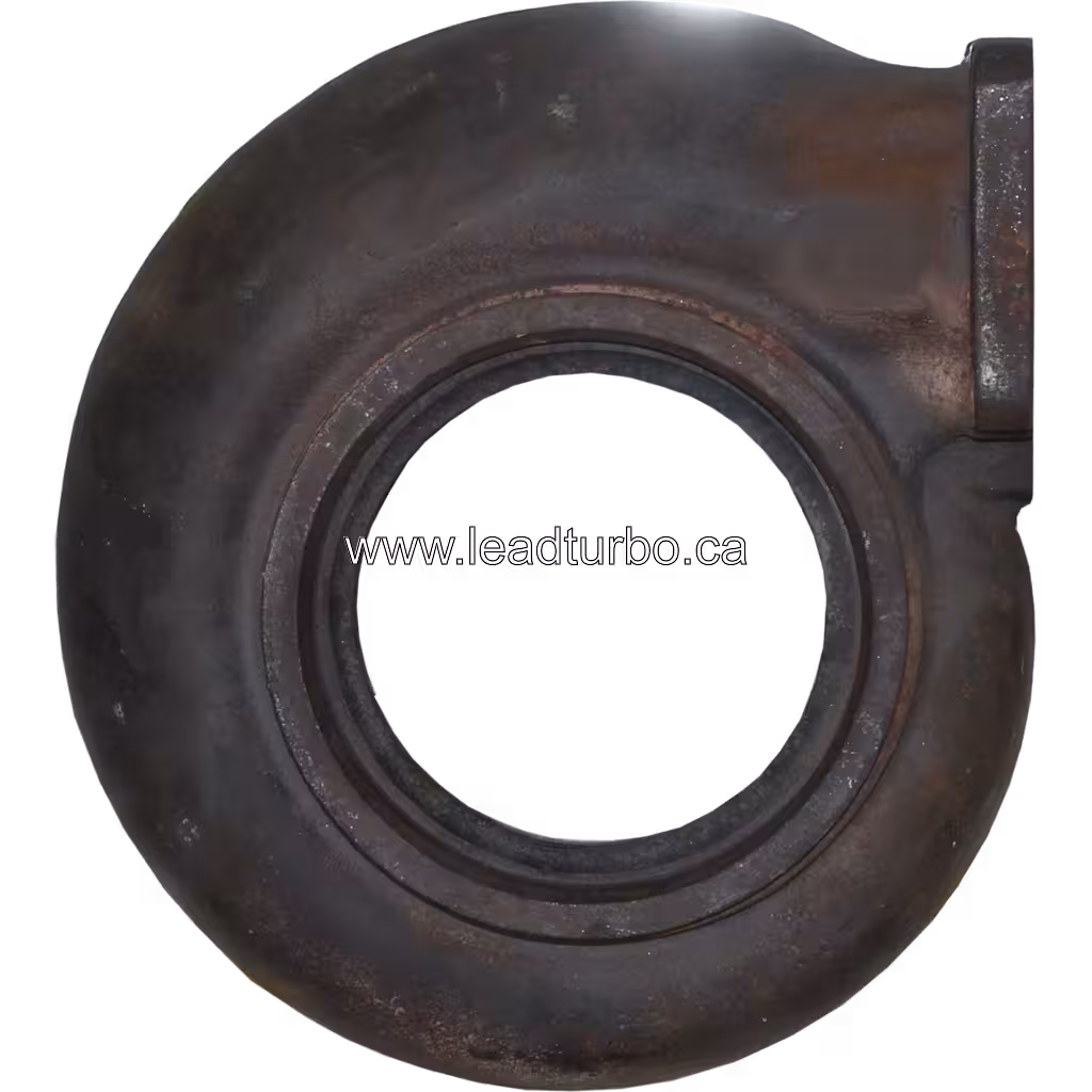 Turbine Housing 1692570 GT6041 para CAT 3512B, vista frontal