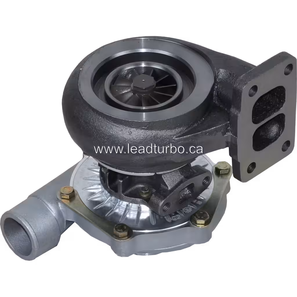 Turbosprężarka 409250-1 TO4B15 zamiennik do John Deere 6404T bottom 45 degree view