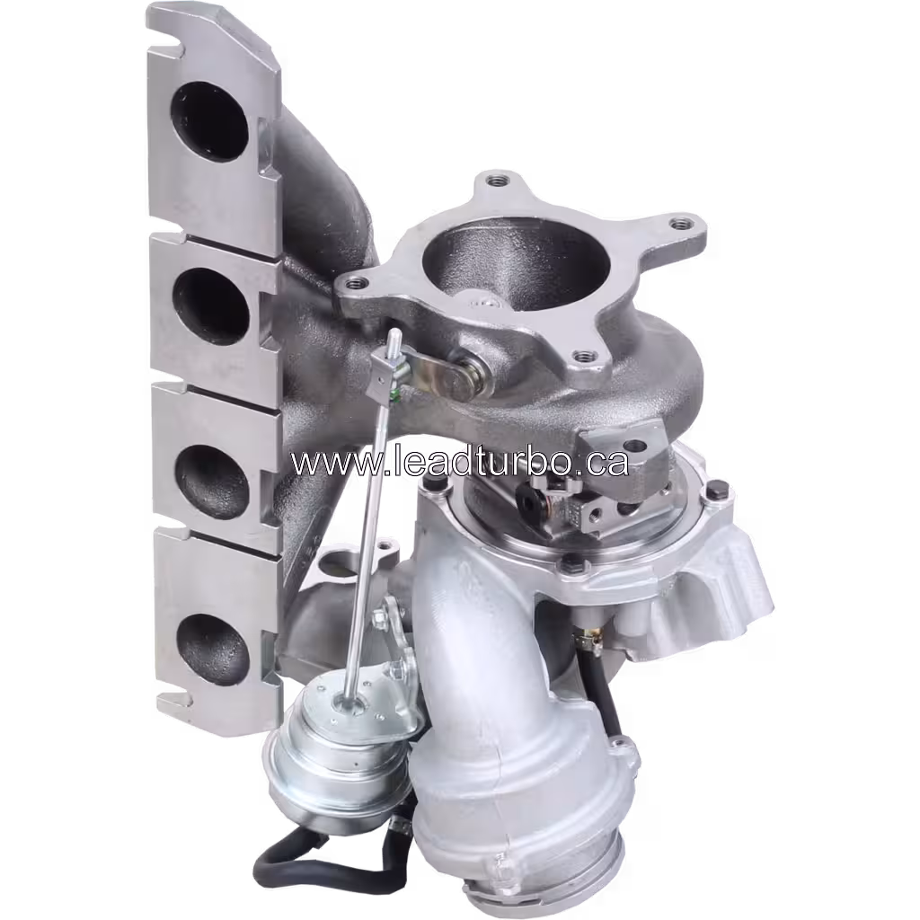 Турбокомпресор 53049880064 K04-2283DXBAA для SEAT Leon Cupra 2.0 TFSI bottom 45 degree view