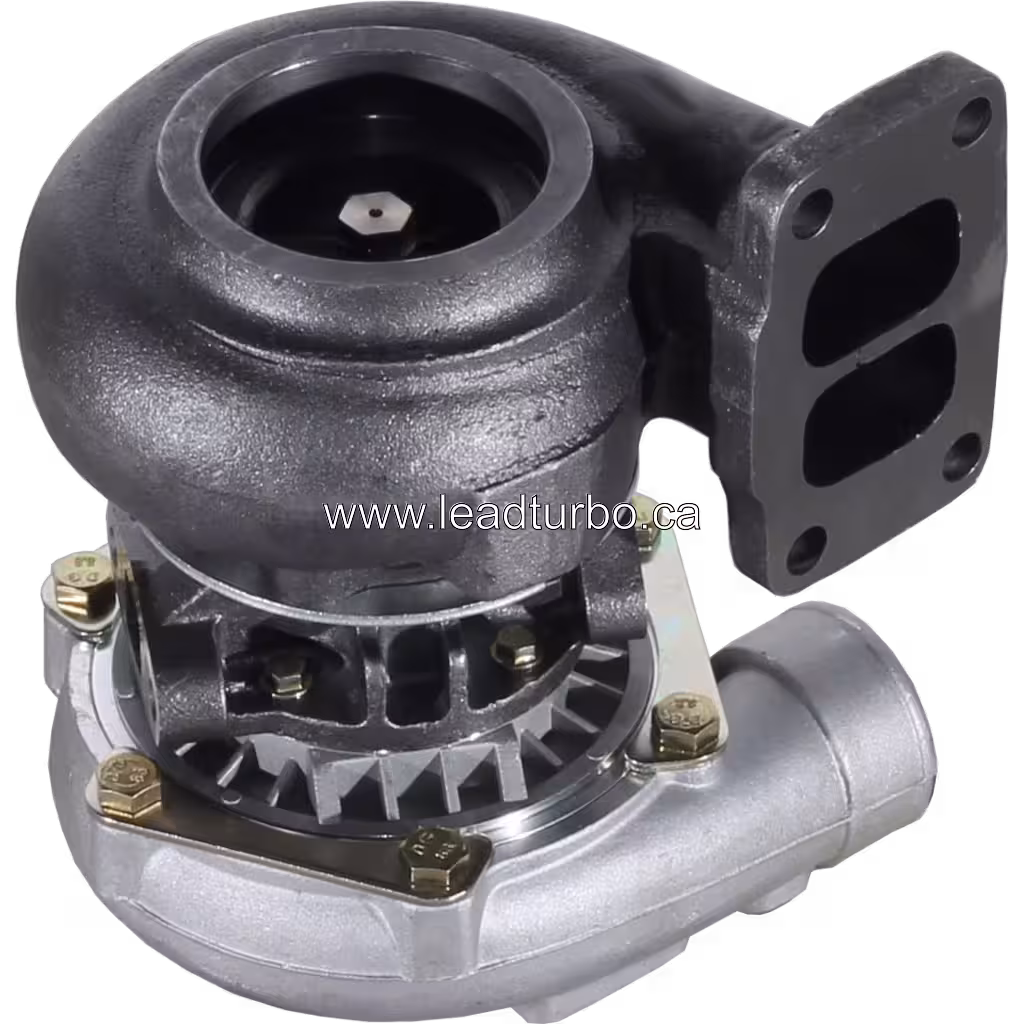 Turbocompresseur de remplacement 465778-5018 TA3107 pour Perkins 4.236 bottom 45 degree view