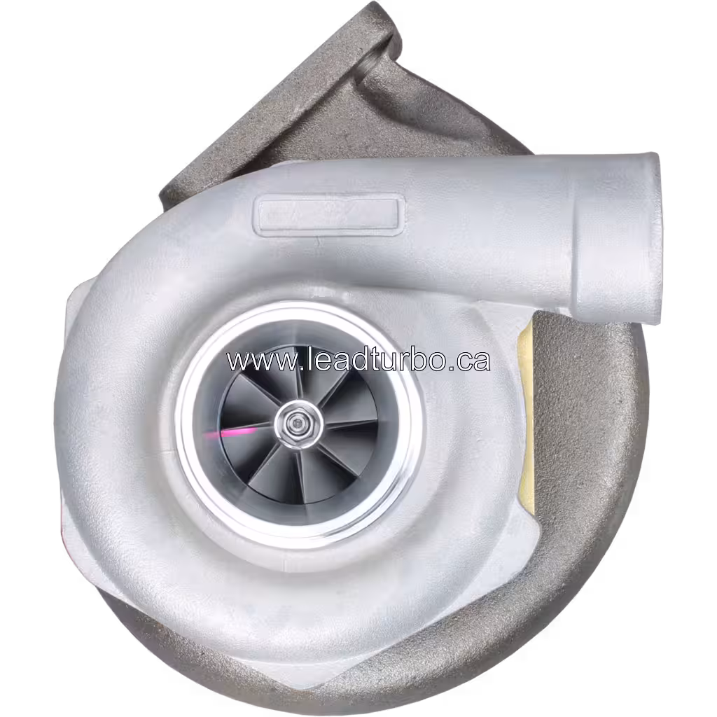 Turbosprężarka 409410-0001 TO4B91 zamiennik do CAT 3304T top view