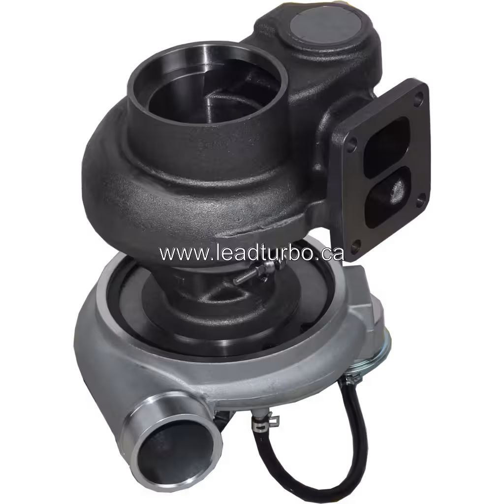 Turbosprężarka zamiennik 28200-83400 TF08L-26M 18 do Hyundai 6D24TI D6AC bottom 45 degree view