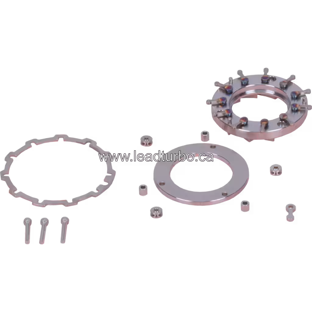 JK55 Nozzle Ring Assy 1118010FA130 NRA-R for JAC HFC4DA1-2C bottom 45 degree view