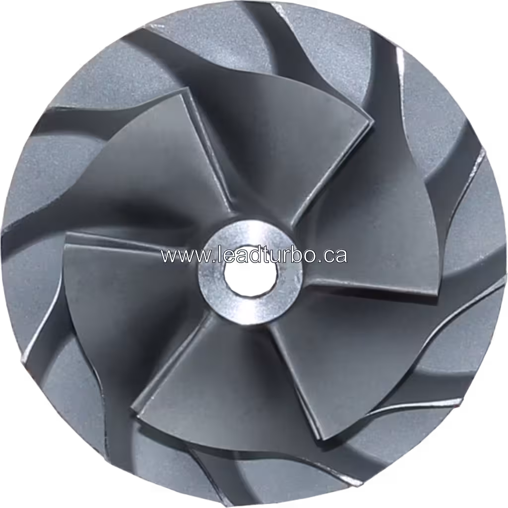 Roue de compresseur VA240044 CW pour Isuzu 6BD1T et Hitachi EX200 top view