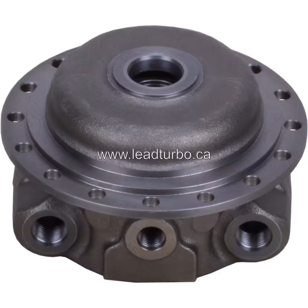 Корпус підшипника 4955904 BH для турбокомпресора HX80/HX85 (Cummins) bottom 45 degree view