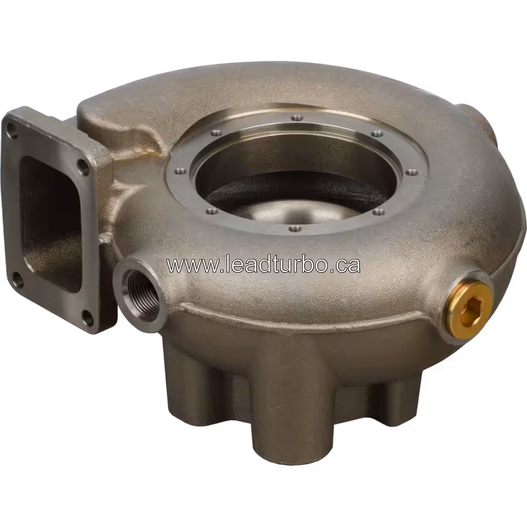 Turbine Housing HX80 для Cummins Marine K19-M680 M700 та K38M bottom 45 degree view