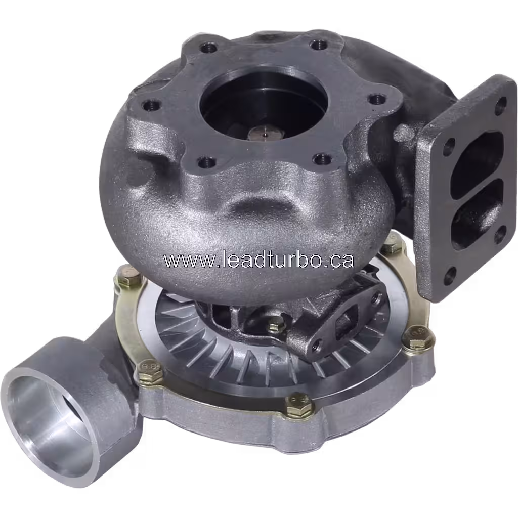 Turbosprężarka 65091007048 TO4E55 zamiennik do Daewoo i Doosan bottom 45 degree view