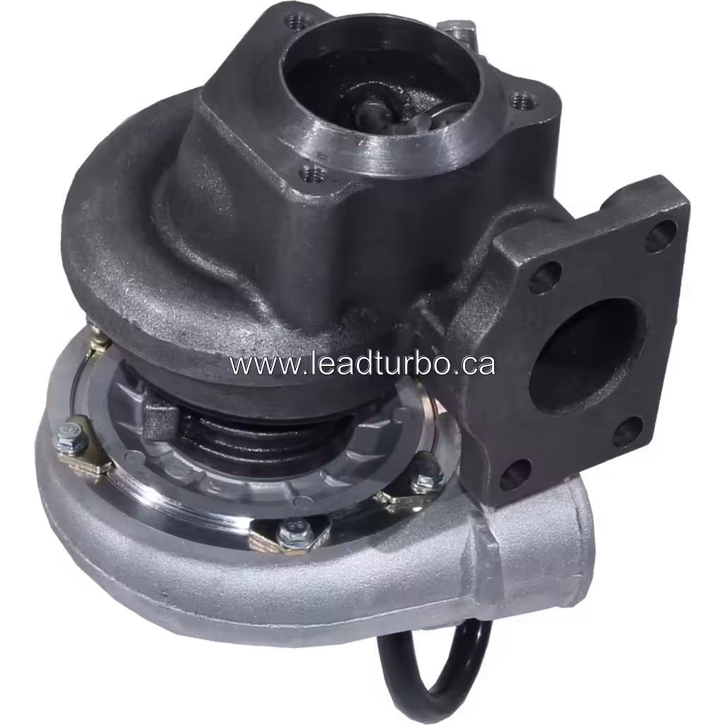 Turbosprężarka 727264-5001 GT2052 zamiennik do CAT E312C bottom 45 degree view