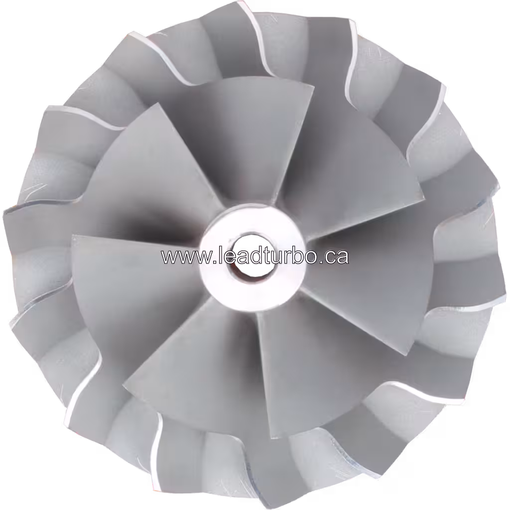 10R02660 CW Compressor Wheel J96 Turbocharger top view