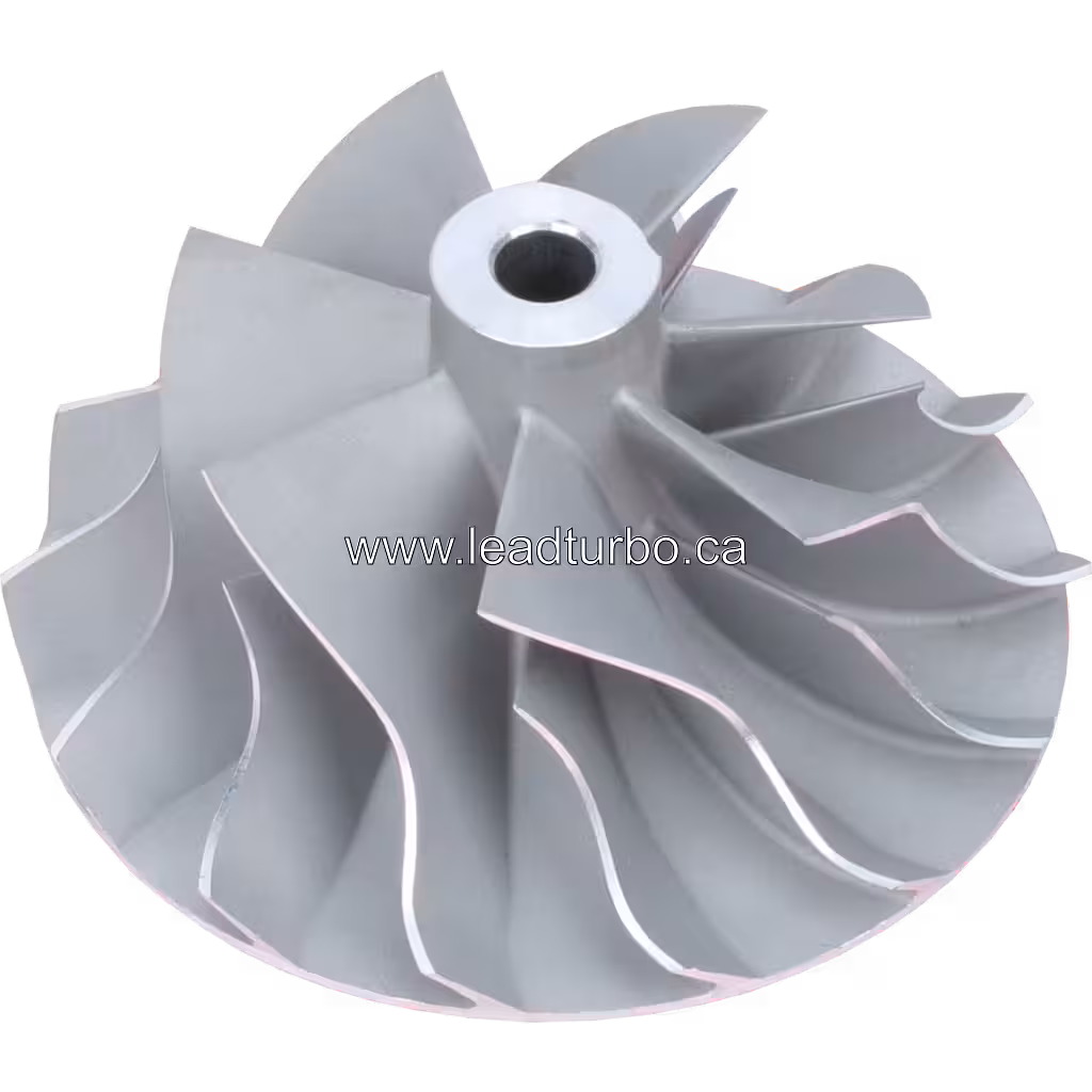 10R02660 CW Compressor Wheel J96 Turbocharger 45 degree view