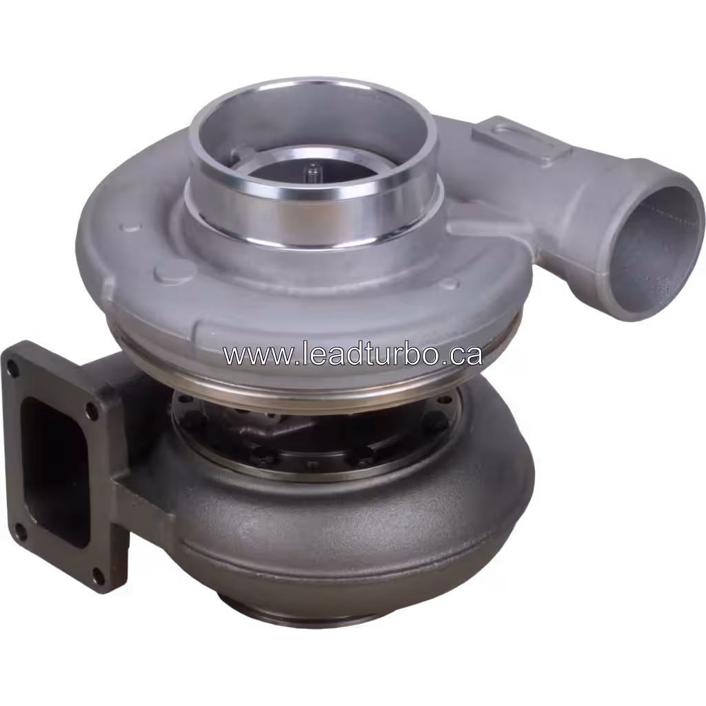 Турбокомпресор 407370-0004 T18A40 заміна для Detroit Diesel 12V150T 45 degree view