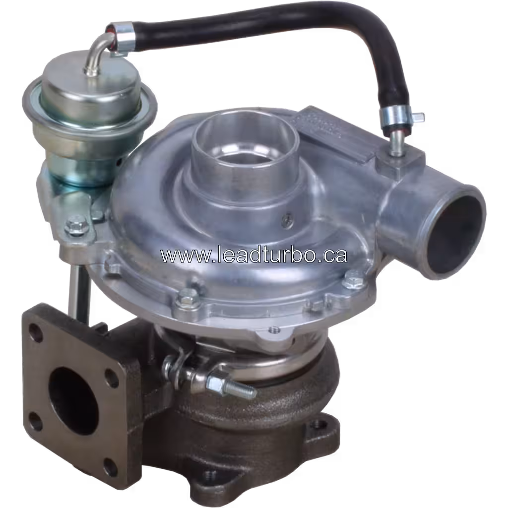 Isuzu 4JB1T Turbolader Ersatzteil Vorderansicht