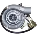 Detalle del turbocompresor para motor 3116T