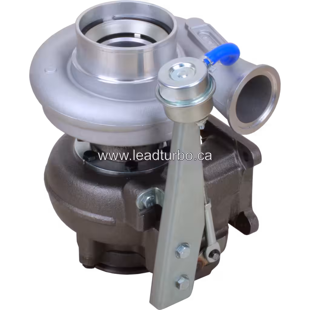 Turbosprężarka 4038003 HX40W widok z boku, numery OEM 3597335 3597336