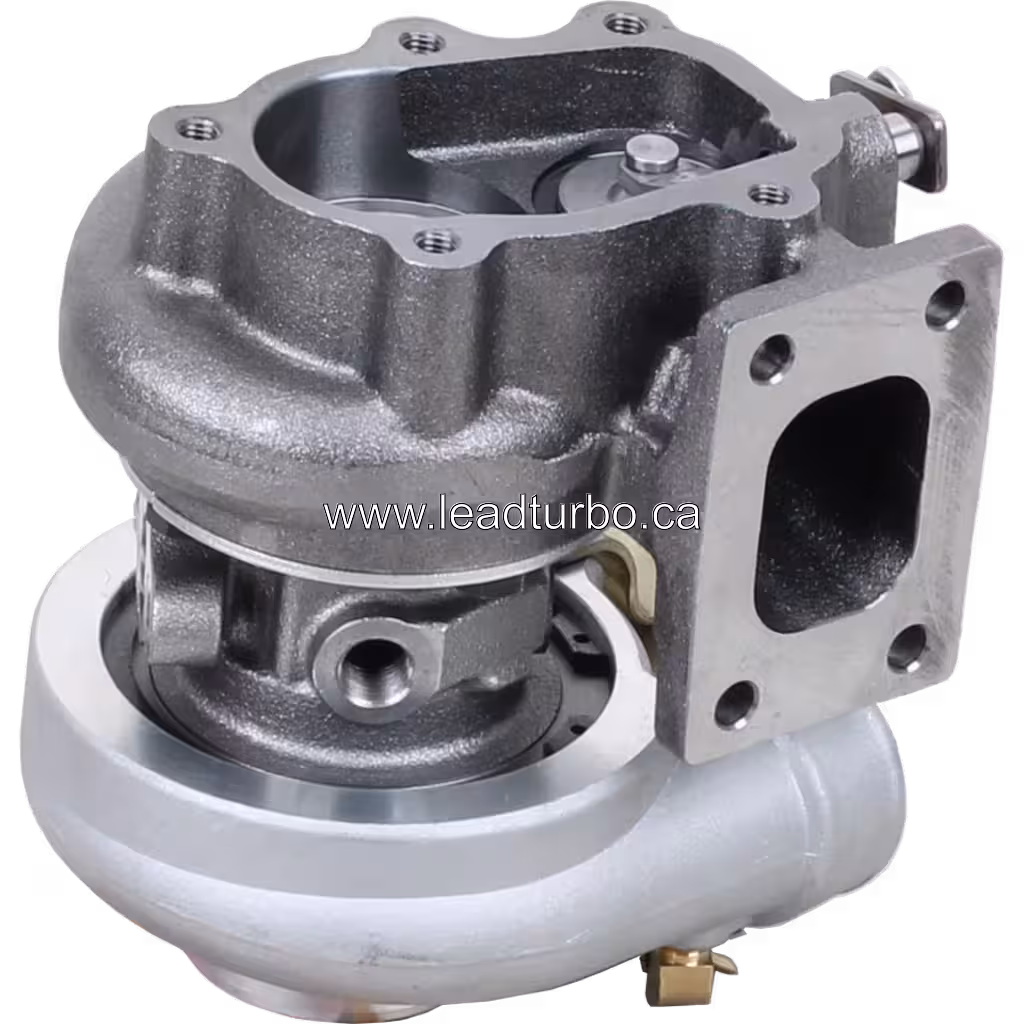 Turbosprężarka 452022-0001 TB2533 zamiennik do Nissan Patrol RD28T bottom 45 degree view
