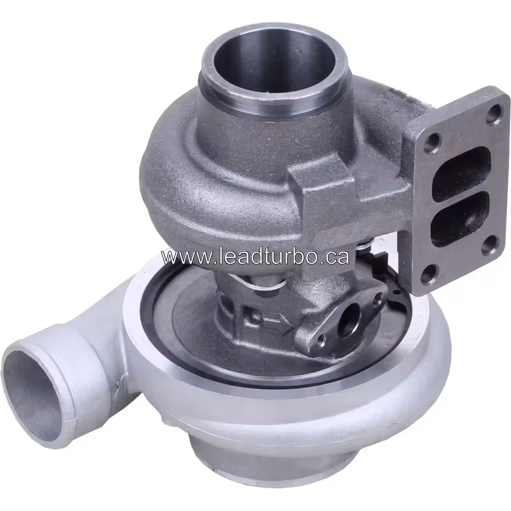 Турбокомпресор 3537132 HX35 для Cummins 6BT 145HP bottom 45 degree view