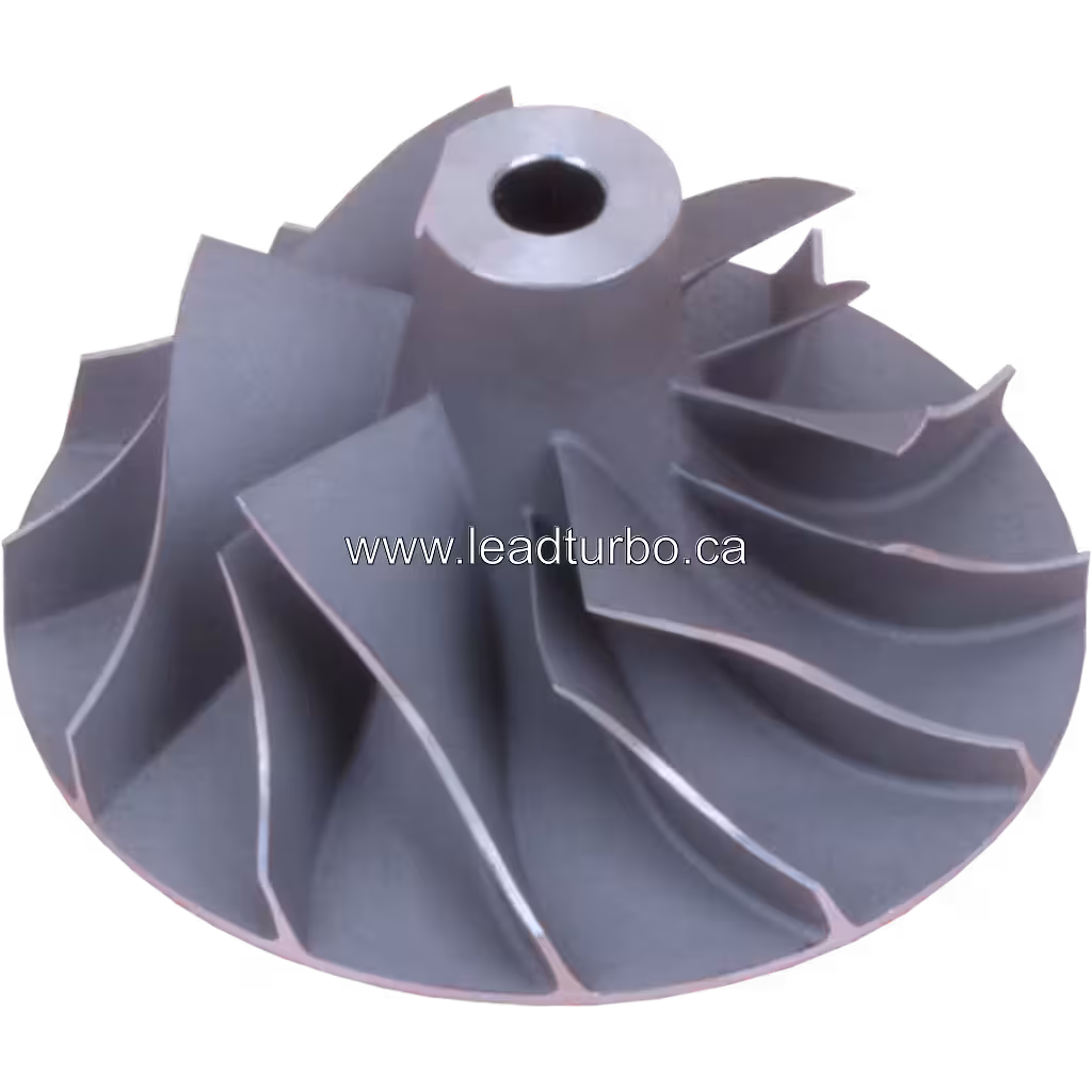 465819-0003 CW Compressor Wheel J96 Turbocharger 45 degree view